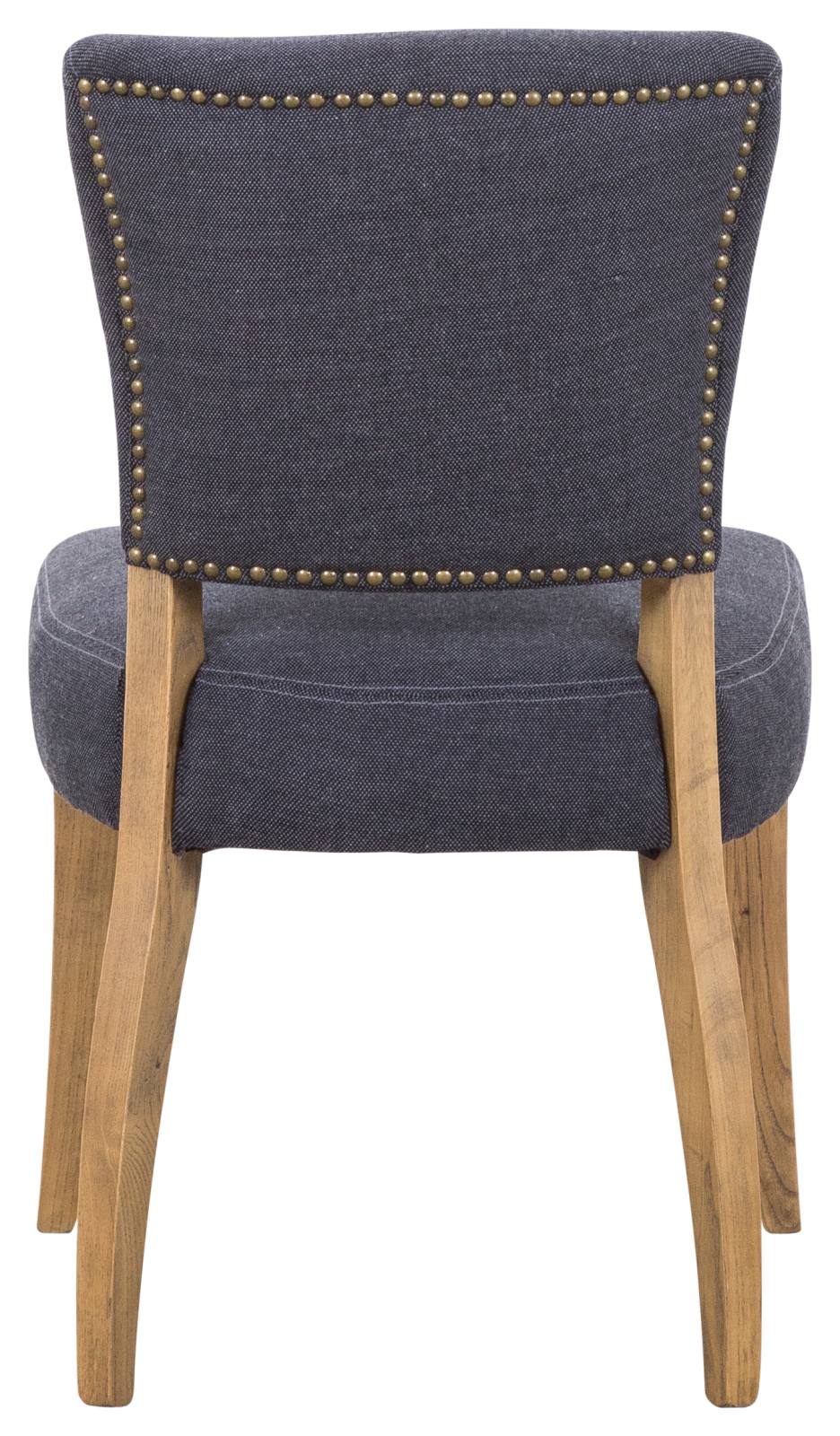 Bassa Oak Dark Grey Dining Chair