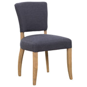 Bassa Oak Dark Grey Dining Chair