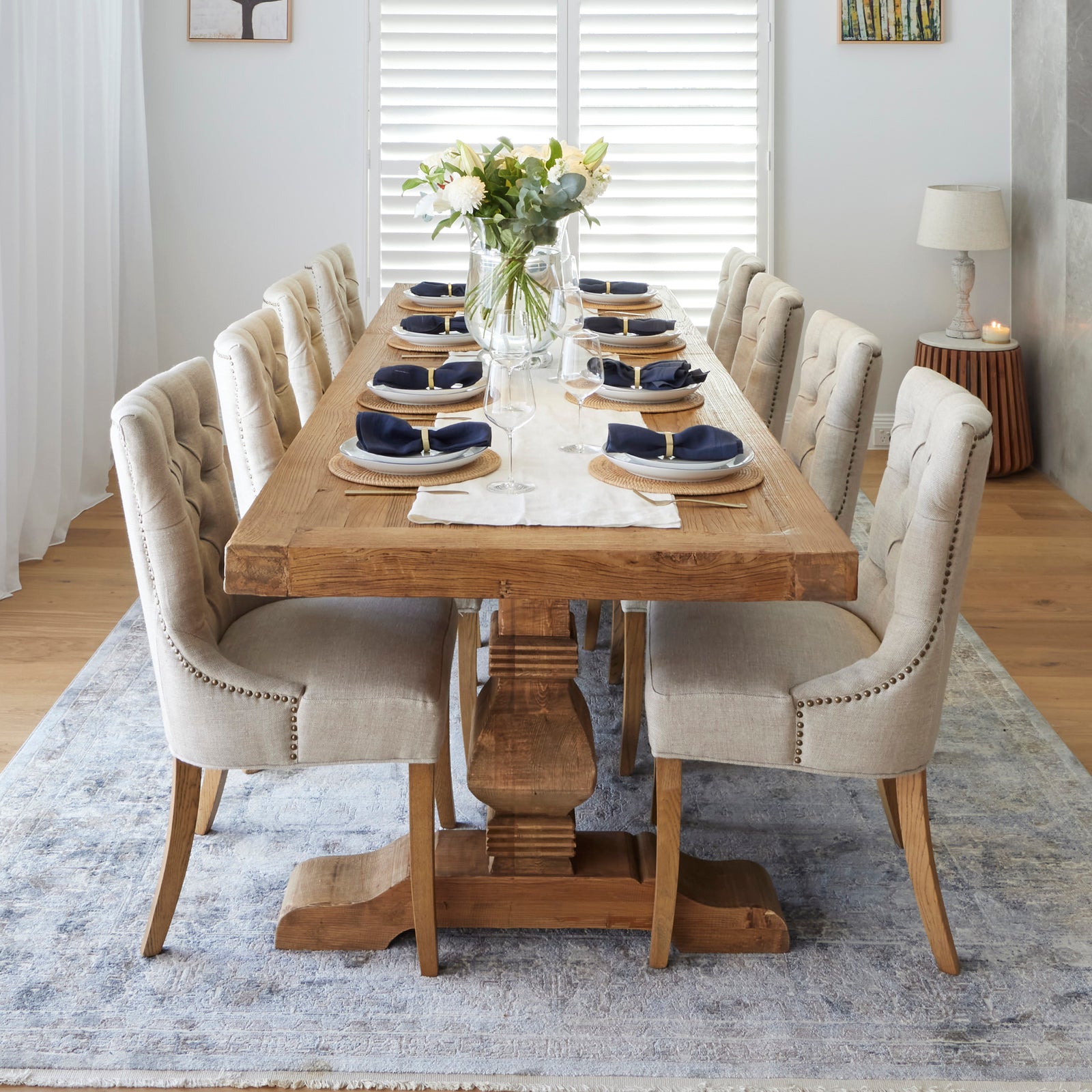 Windale Oak Antique White Dining Chair