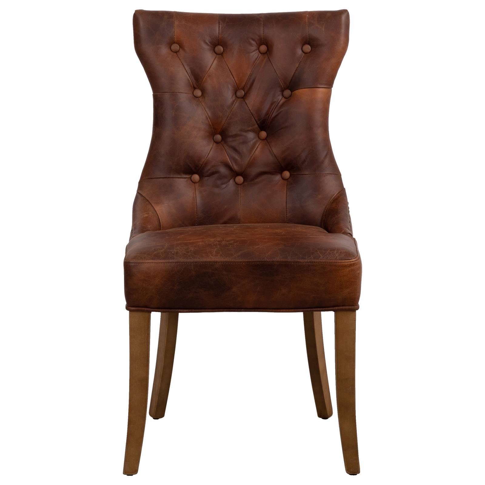 Windale Leather Vintage Nutmeg Dining Chair