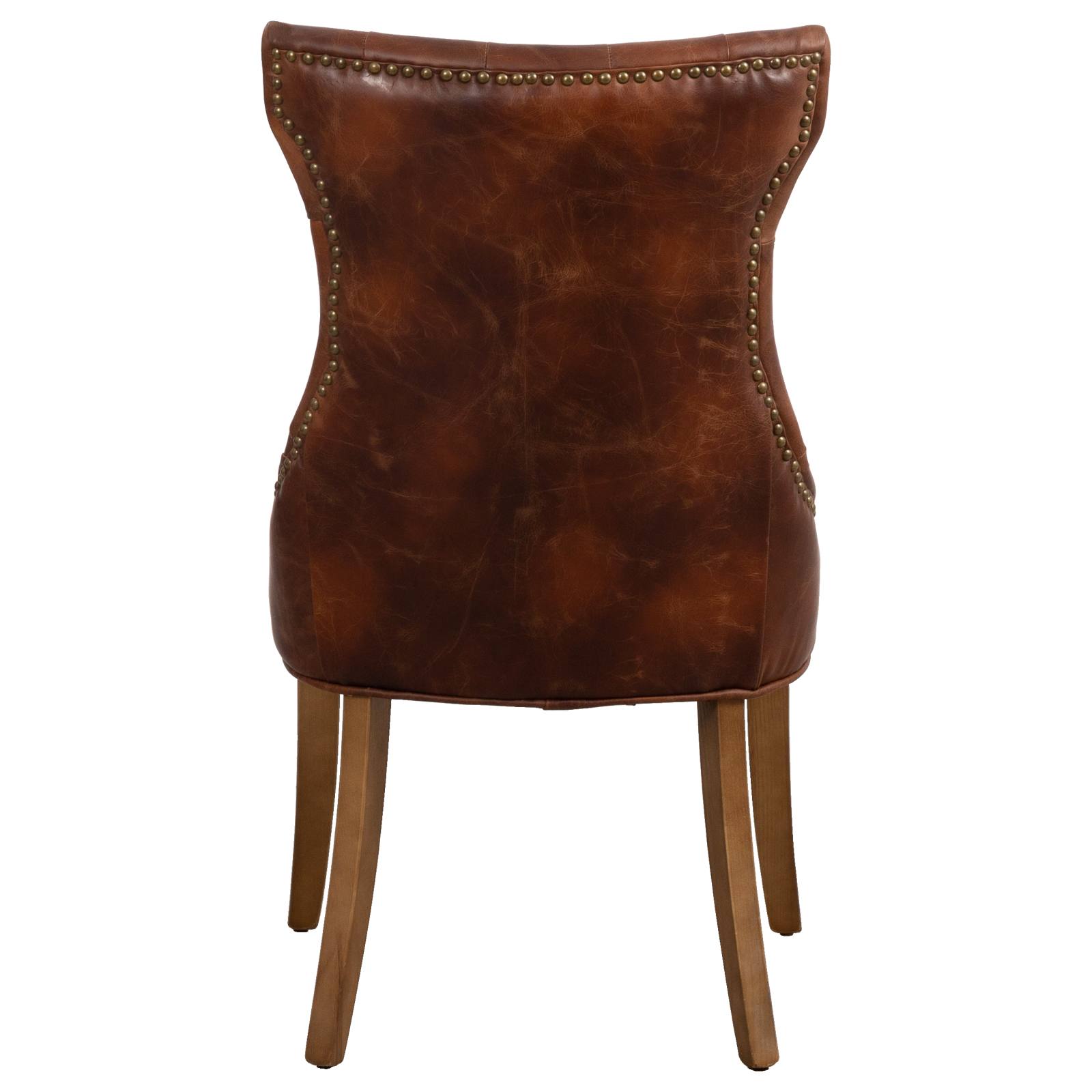 Windale Leather Vintage Nutmeg Dining Chair