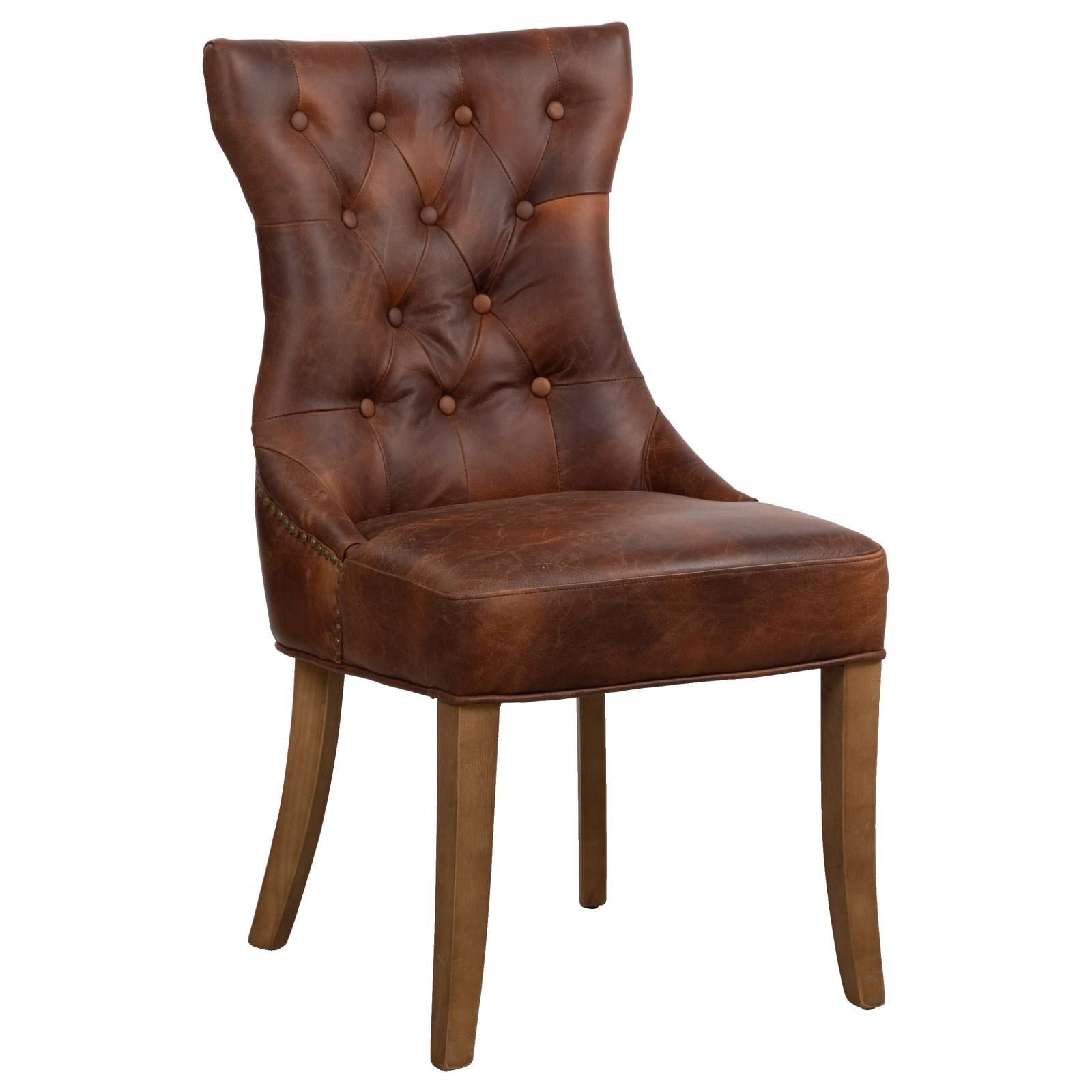 Windale Leather Vintage Nutmeg Dining Chair