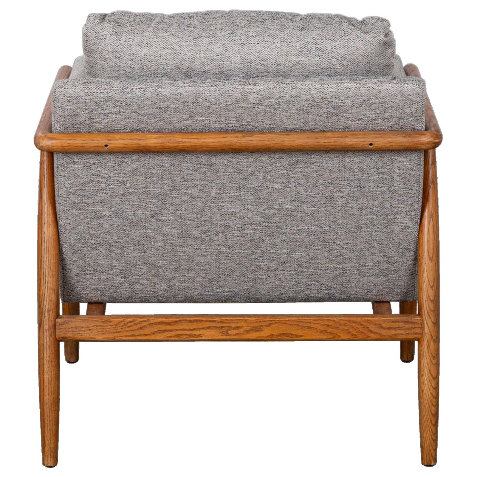 Luine Salt & Pepper Fabric Armchair