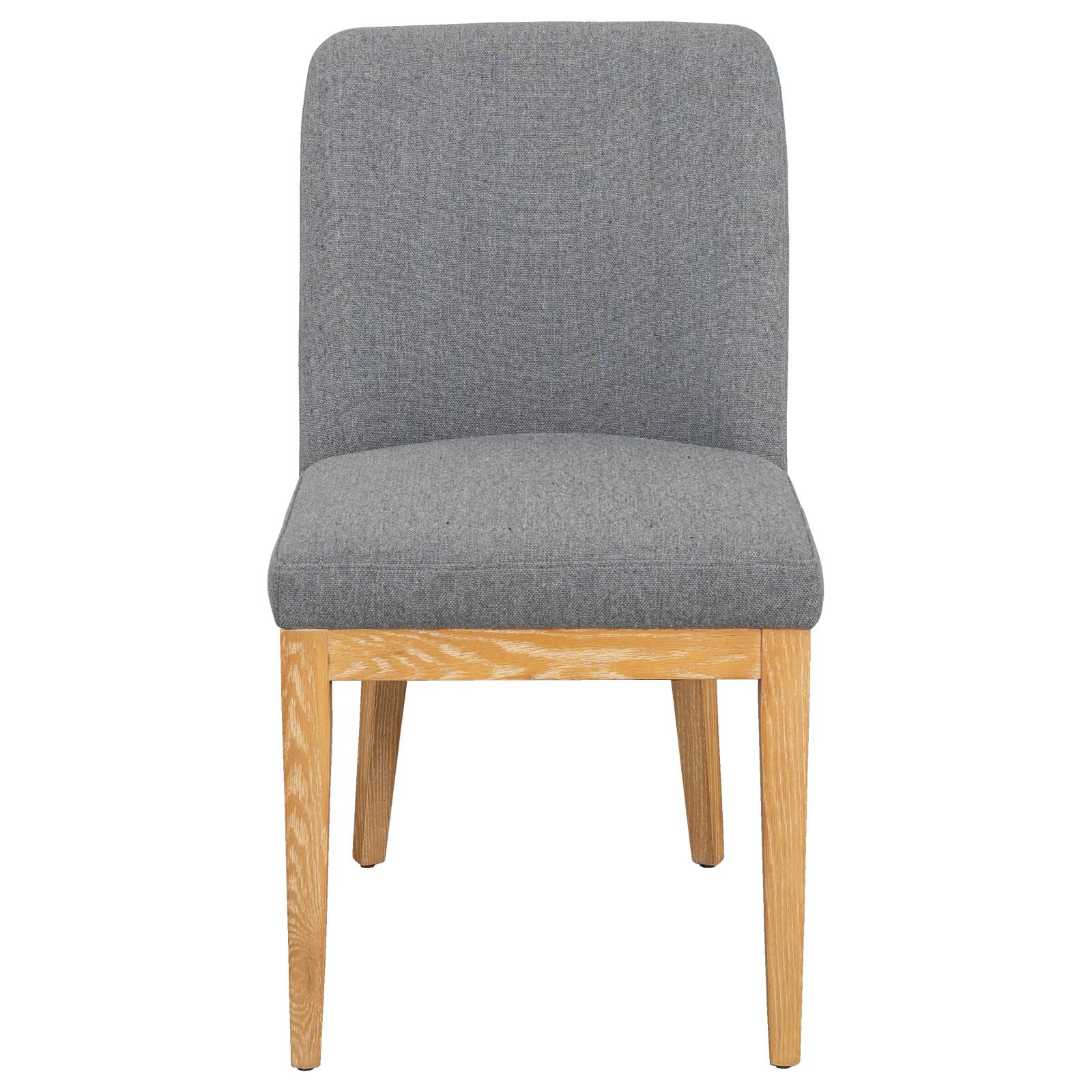 Palma Fabric Dining Chair, Mid Grey