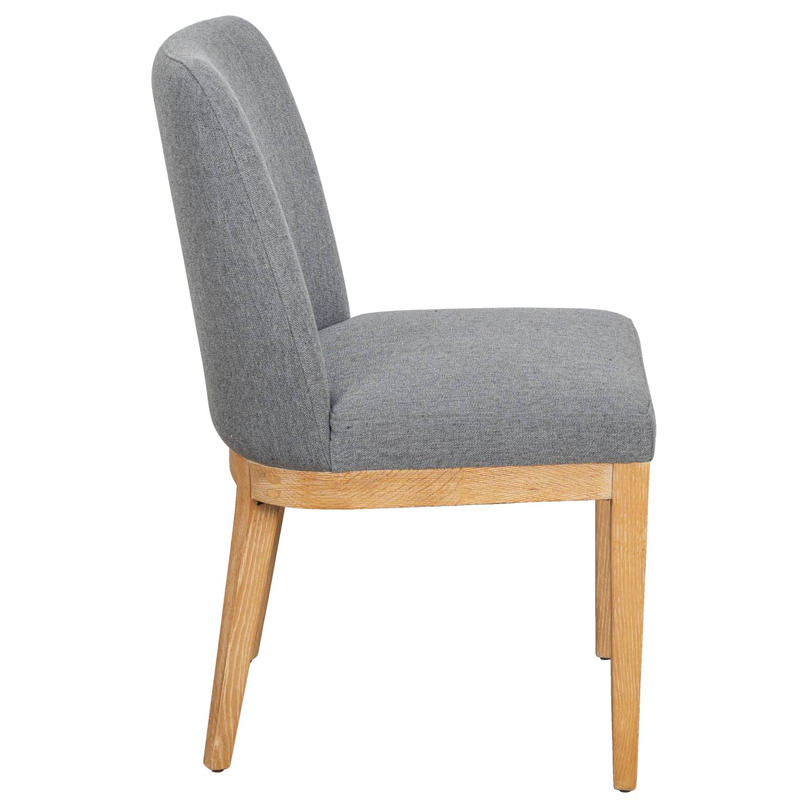 Palma Fabric Dining Chair, Mid Grey