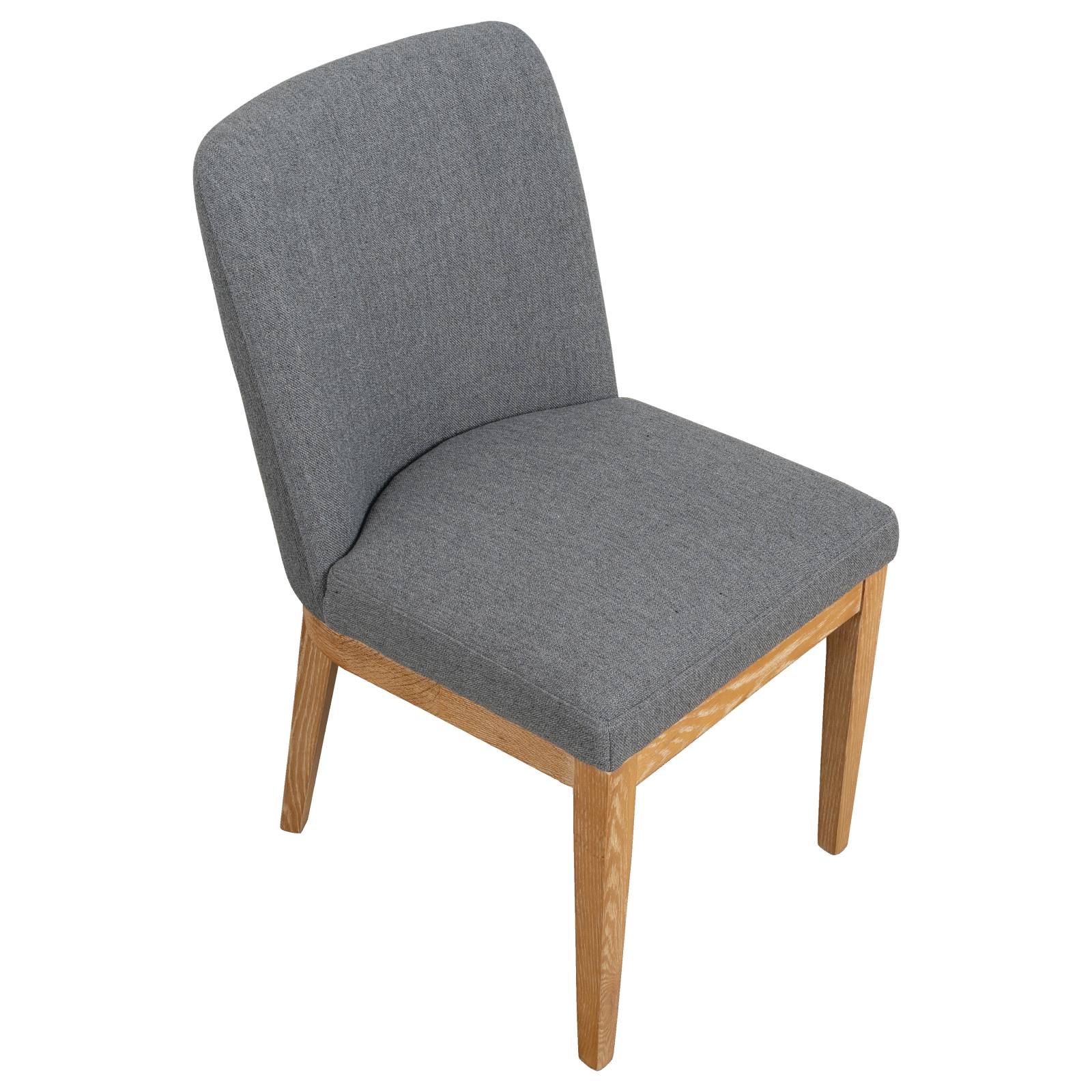 Palma Fabric Dining Chair, Mid Grey