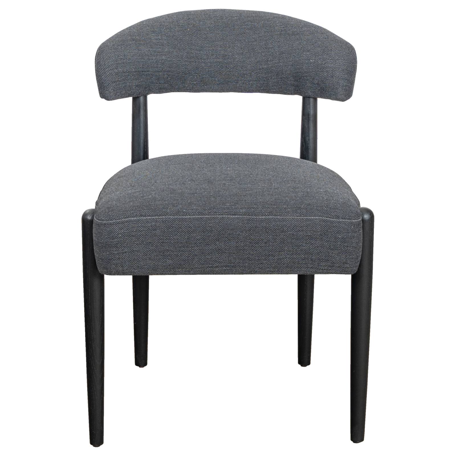 Casal Fabric Dining Chair, Dark Grey