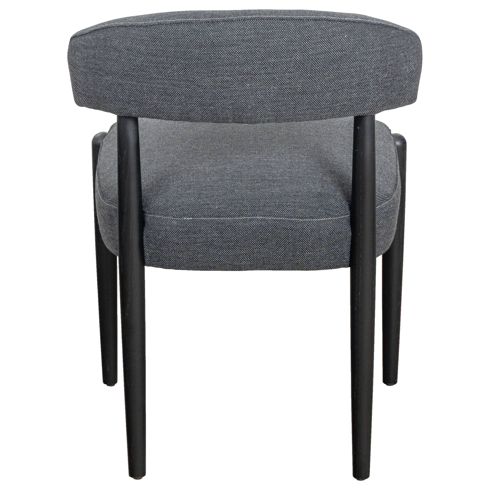 Casal Fabric Dining Chair, Dark Grey