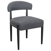 Casal Fabric Dining Chair, Dark Grey