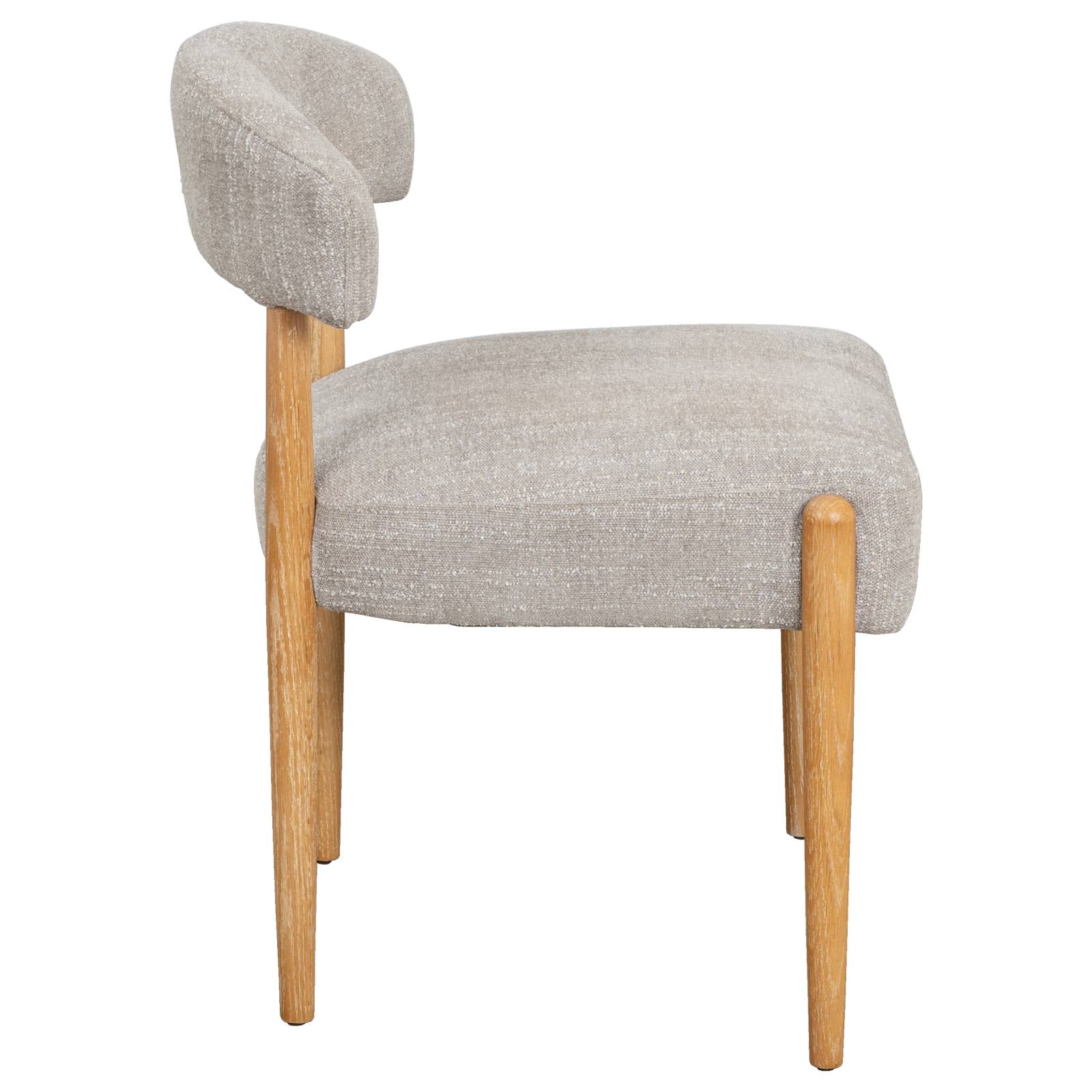 Casal Fabric Dining Chair, Oyster