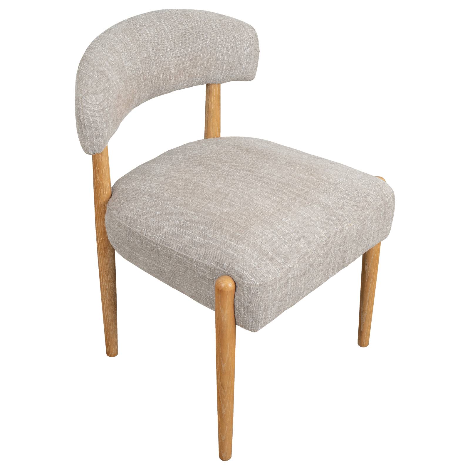 Casal Fabric Dining Chair, Oyster