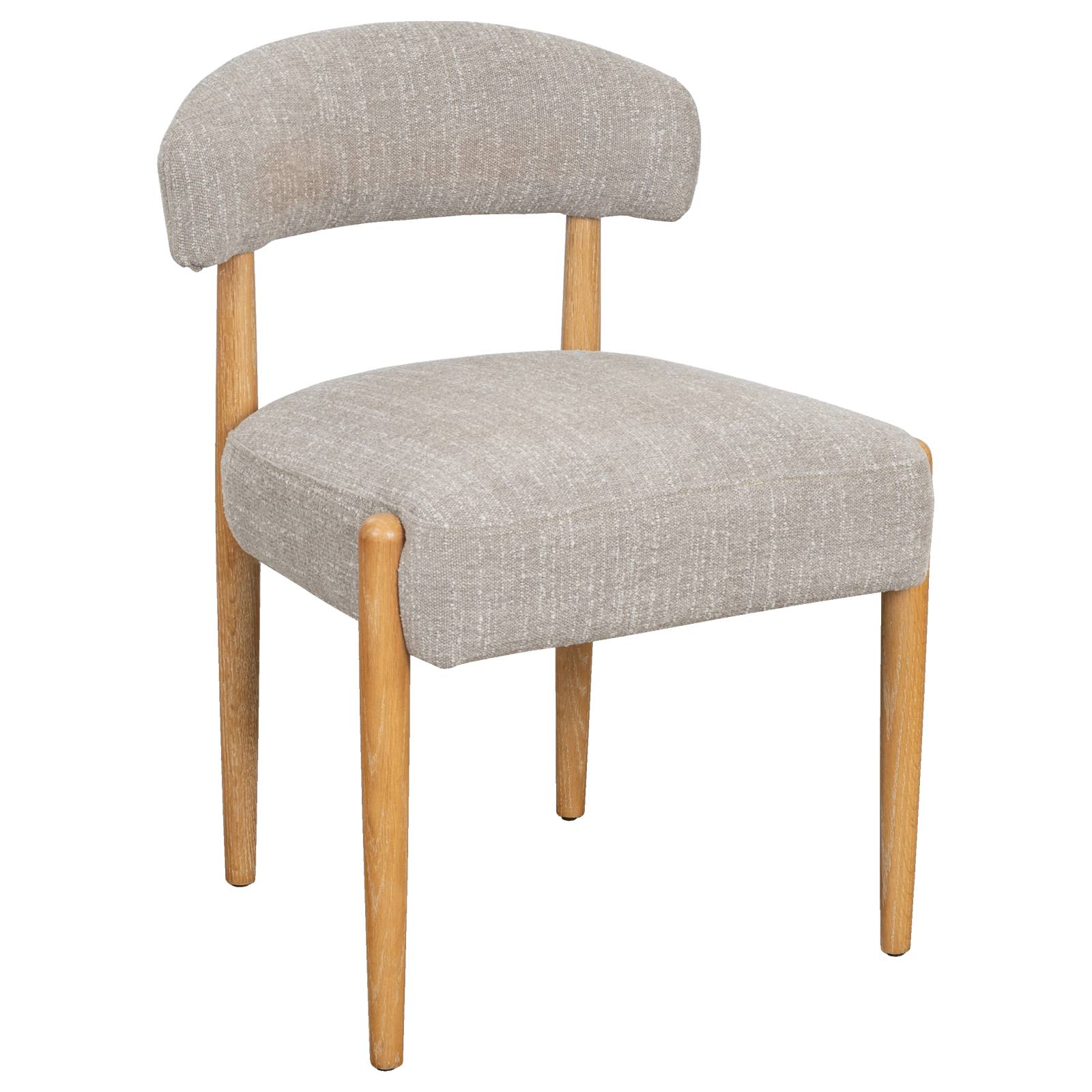 Casal Fabric Dining Chair, Oyster