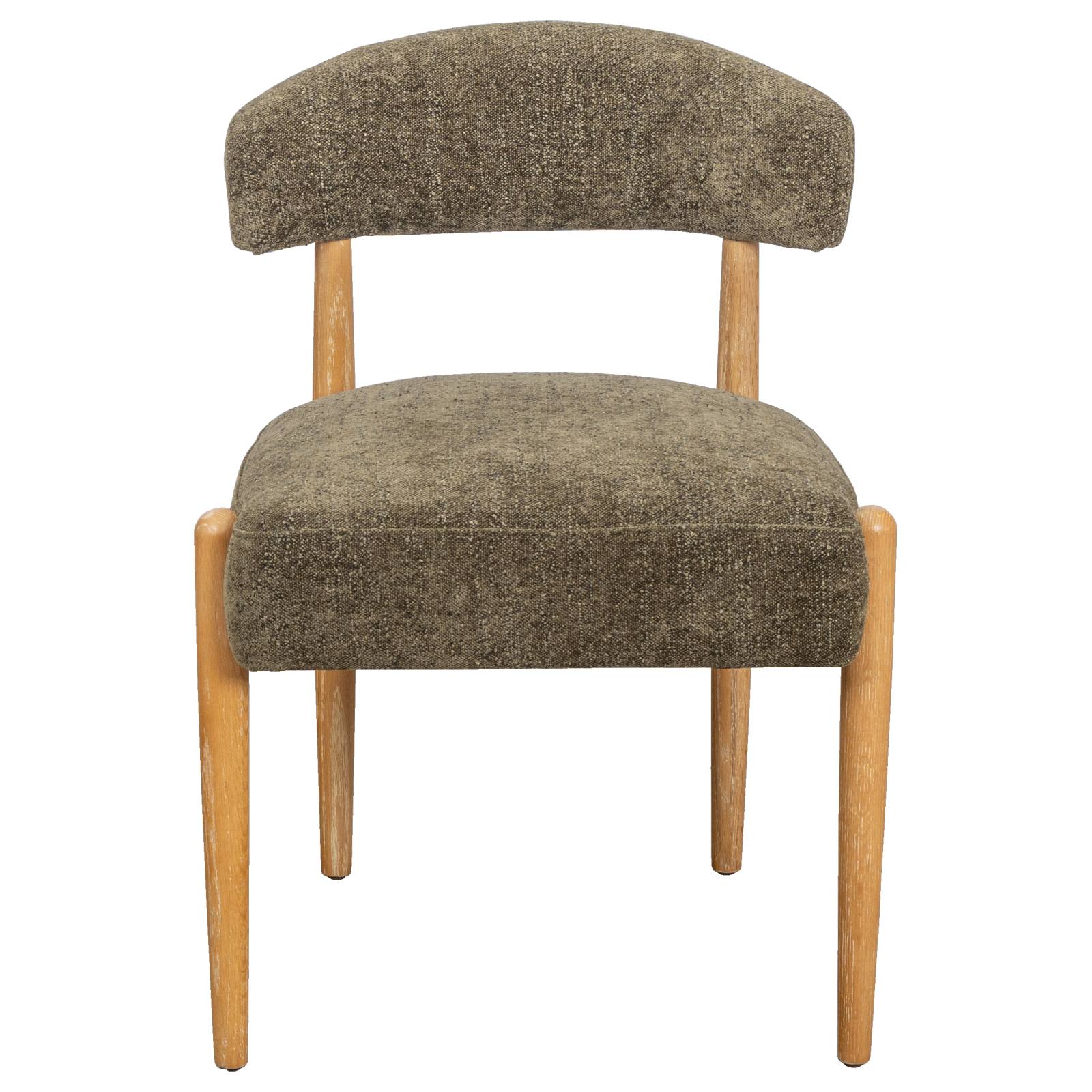 Casal Fabric Dining Chair, Moss Green