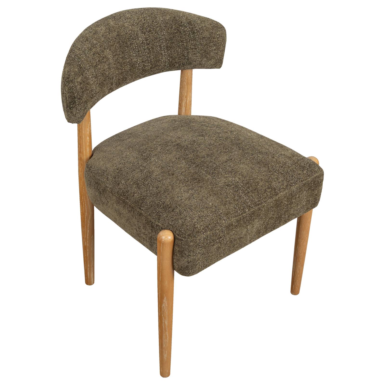 Casal Fabric Dining Chair, Moss Green