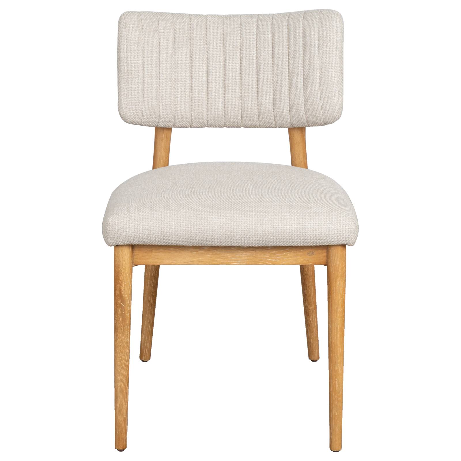 Foset Fabric Dining Chair, Beige