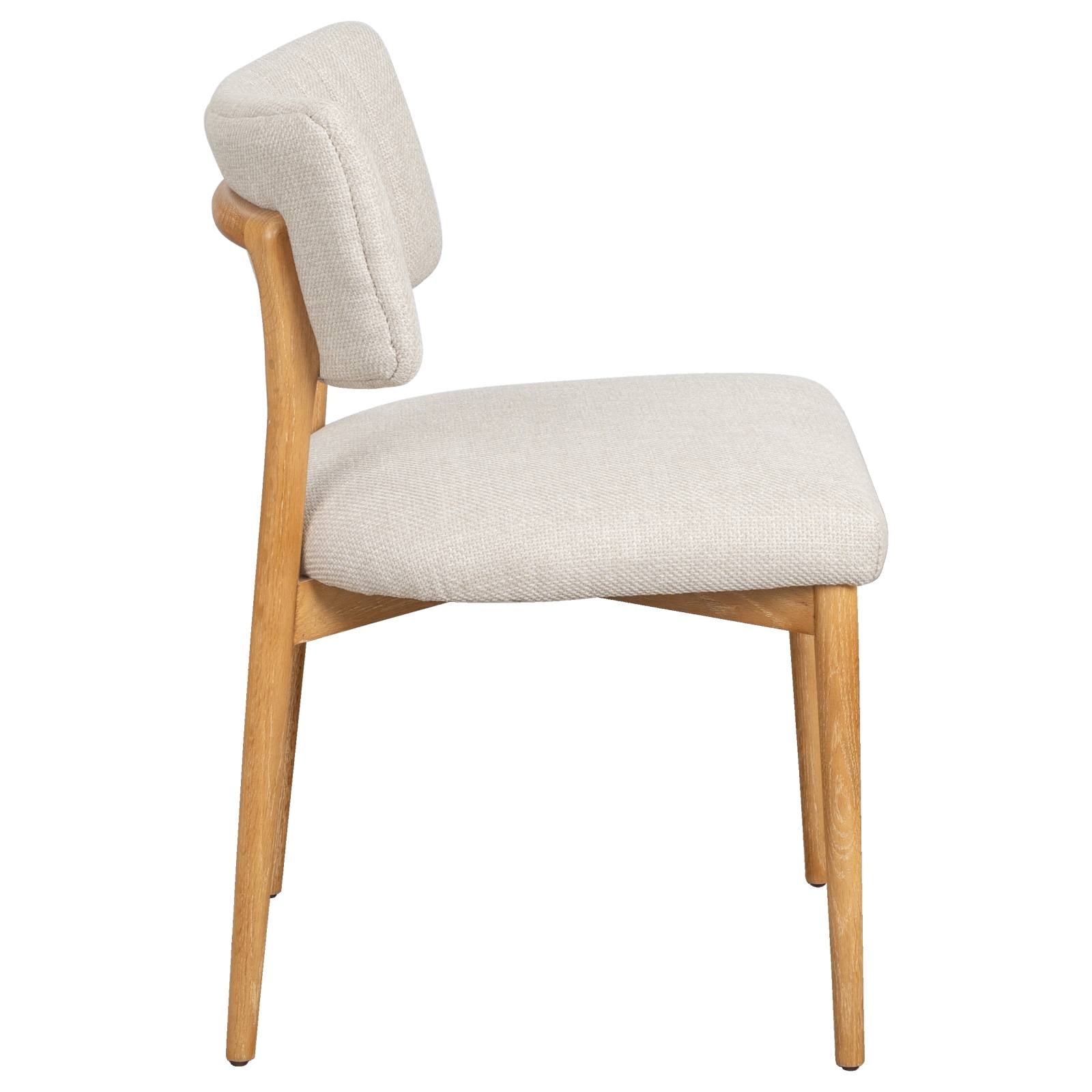 Foset Fabric Dining Chair, Beige