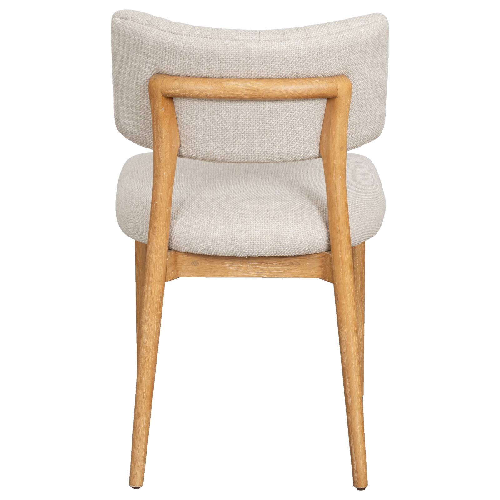 Foset Fabric Dining Chair, Beige
