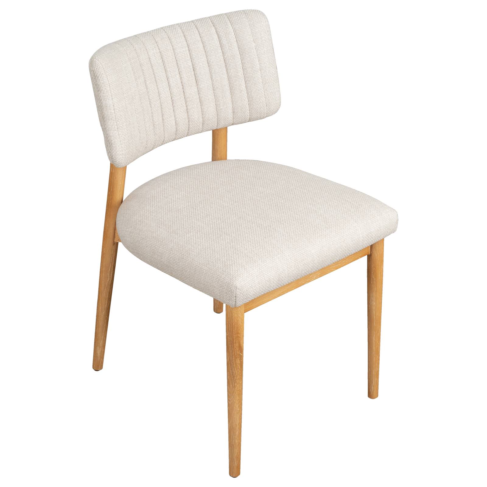 Foset Fabric Dining Chair, Beige