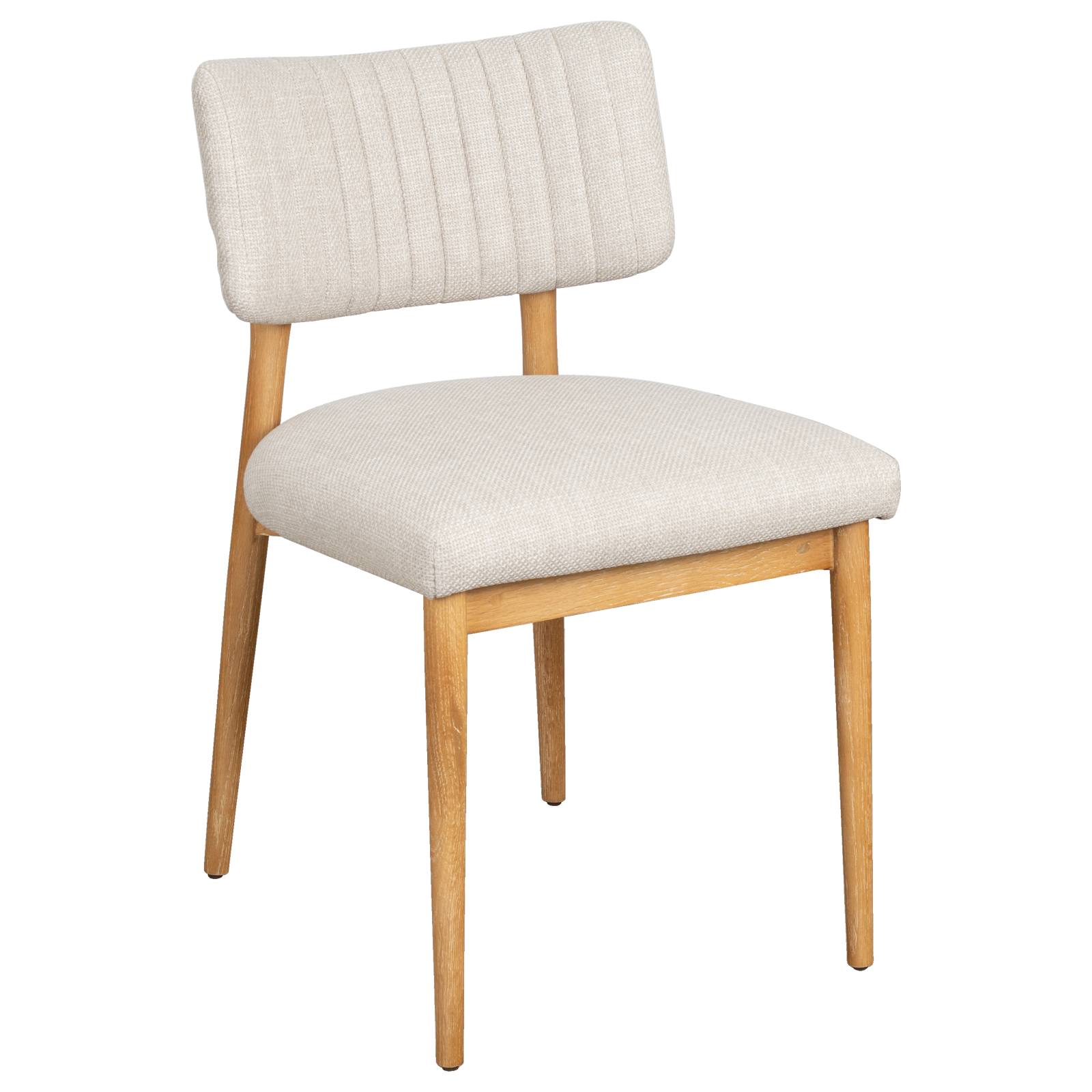 Foset Fabric Dining Chair, Beige