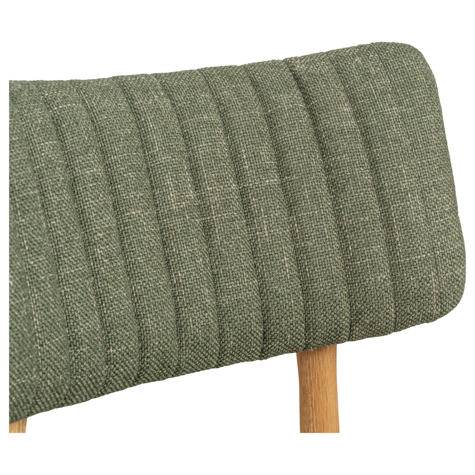 Foset Fabric Dining Chair, Fleck Green