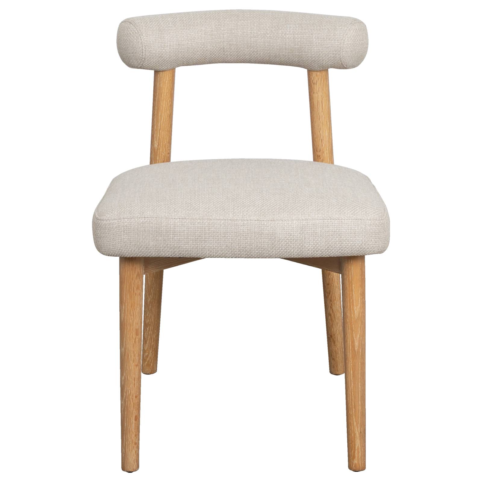 Andorra Fabric Dining Chair, Beige