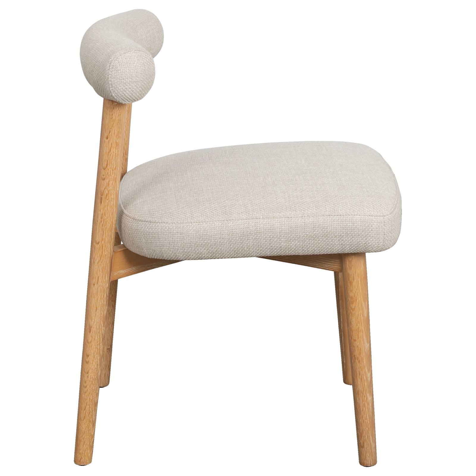 Andorra Fabric Dining Chair, Beige