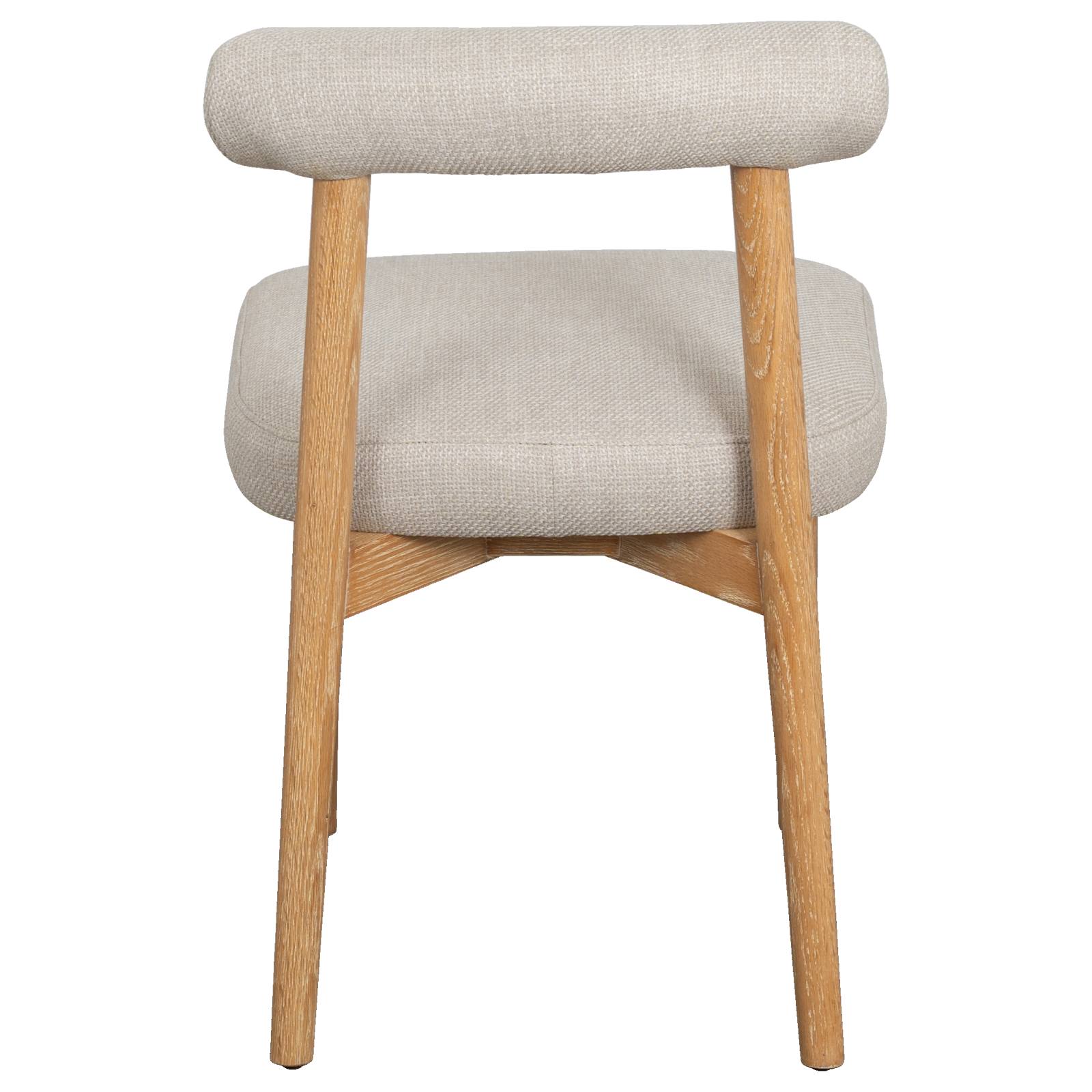 Andorra Fabric Dining Chair, Beige