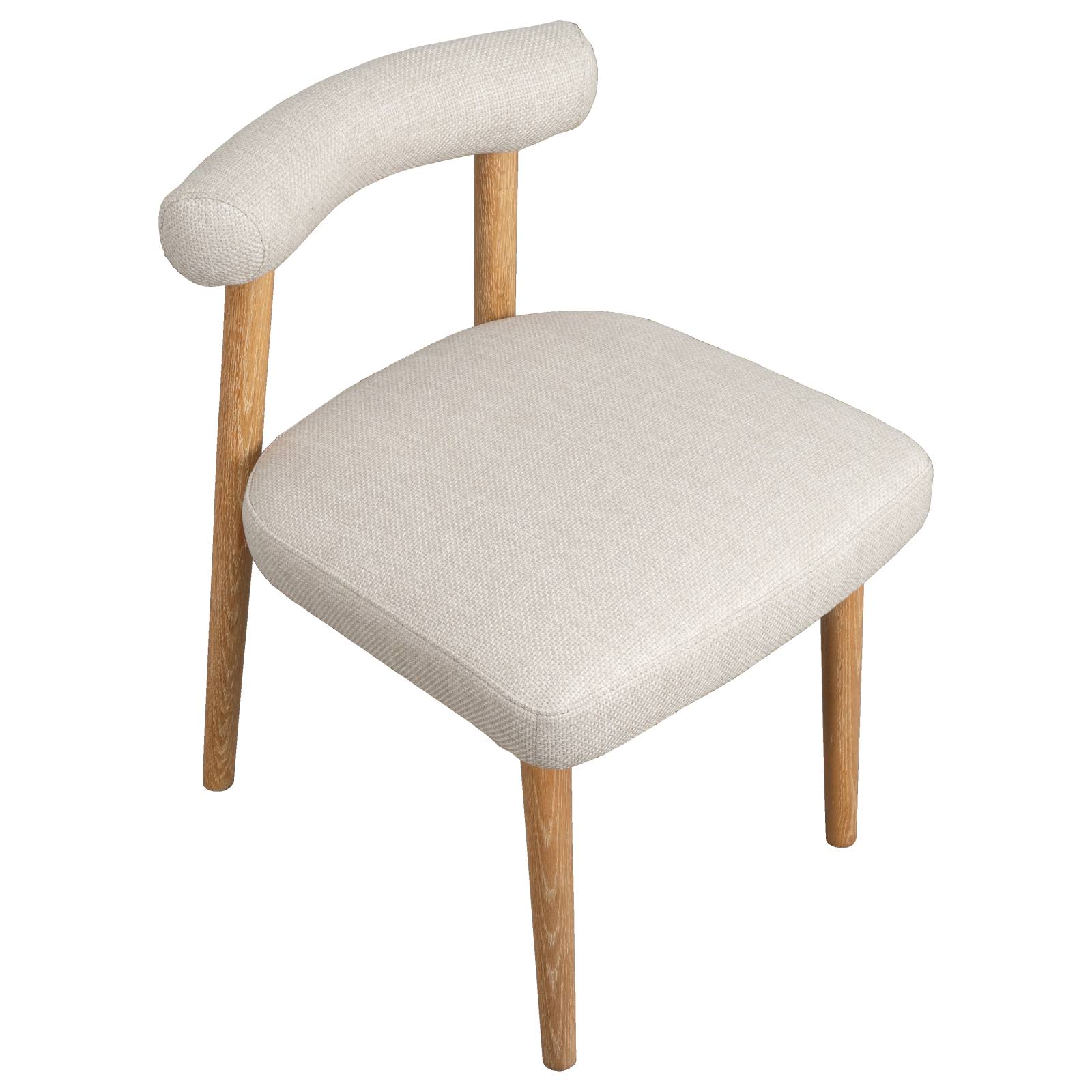 Andorra Fabric Dining Chair, Beige