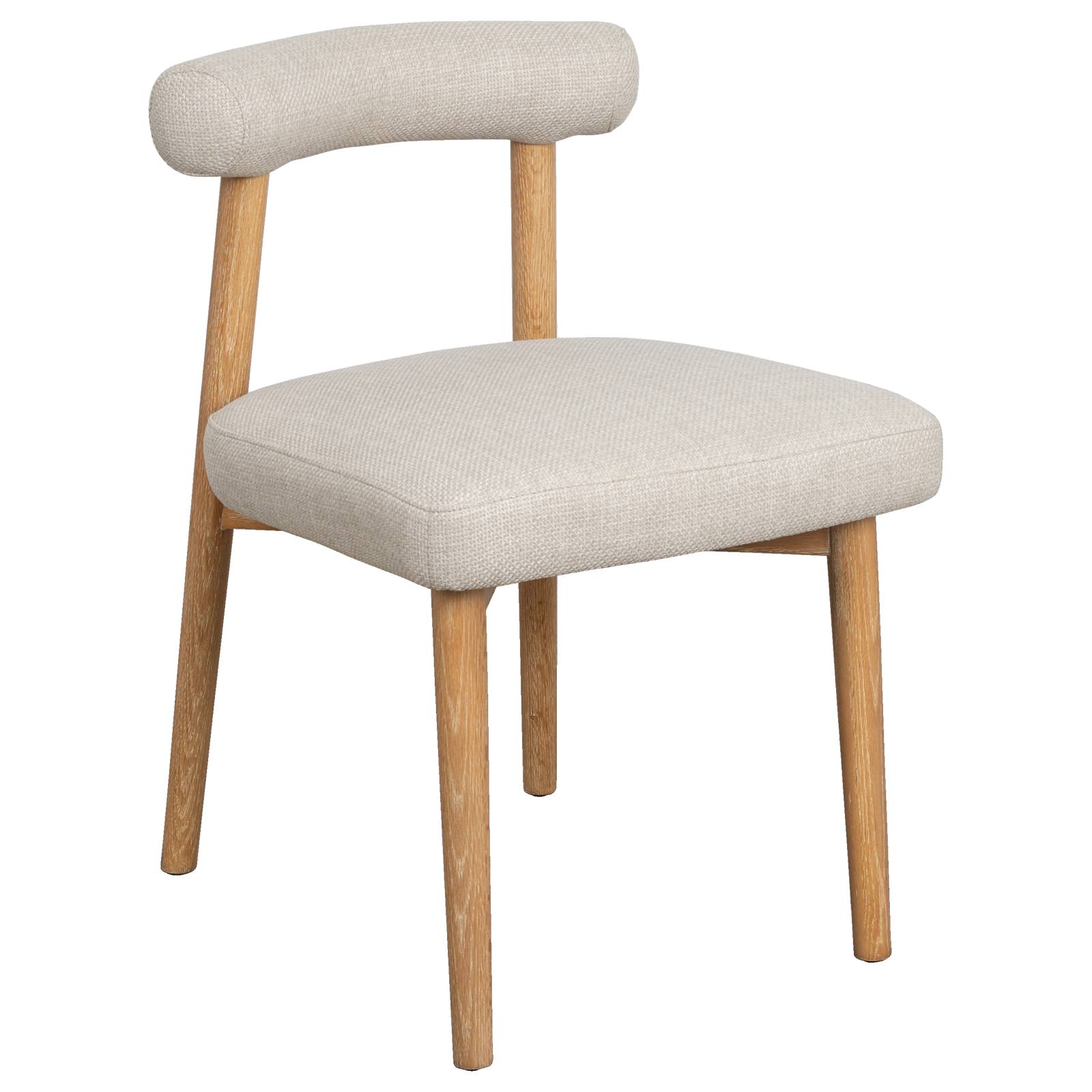 Andorra Fabric Dining Chair, Beige