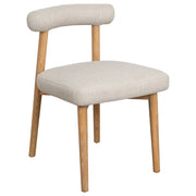 Andorra Fabric Dining Chair, Beige