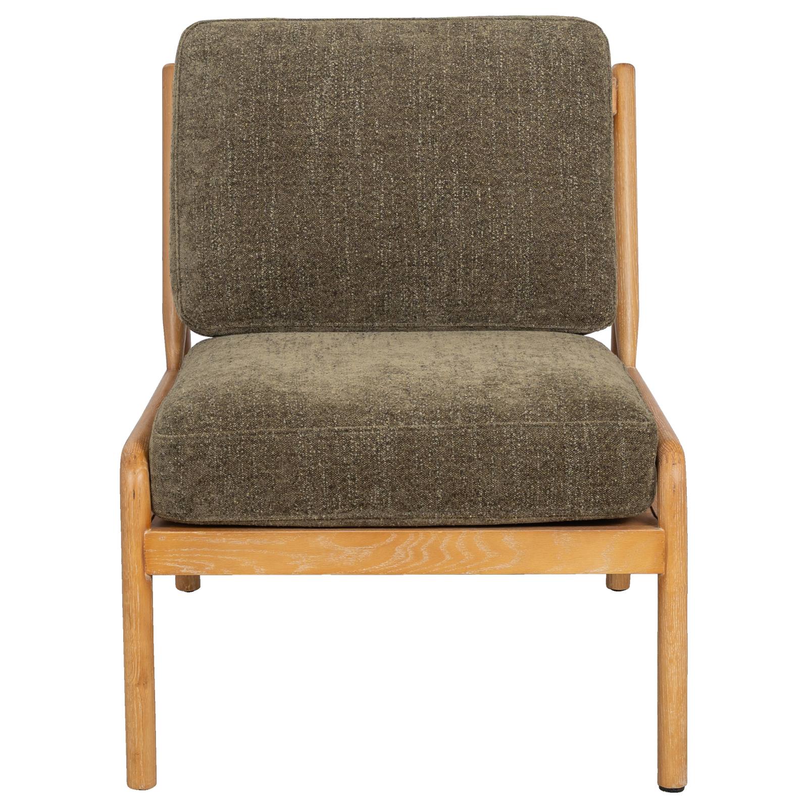 Sasha Fabric Occasional Chair, Moss Green