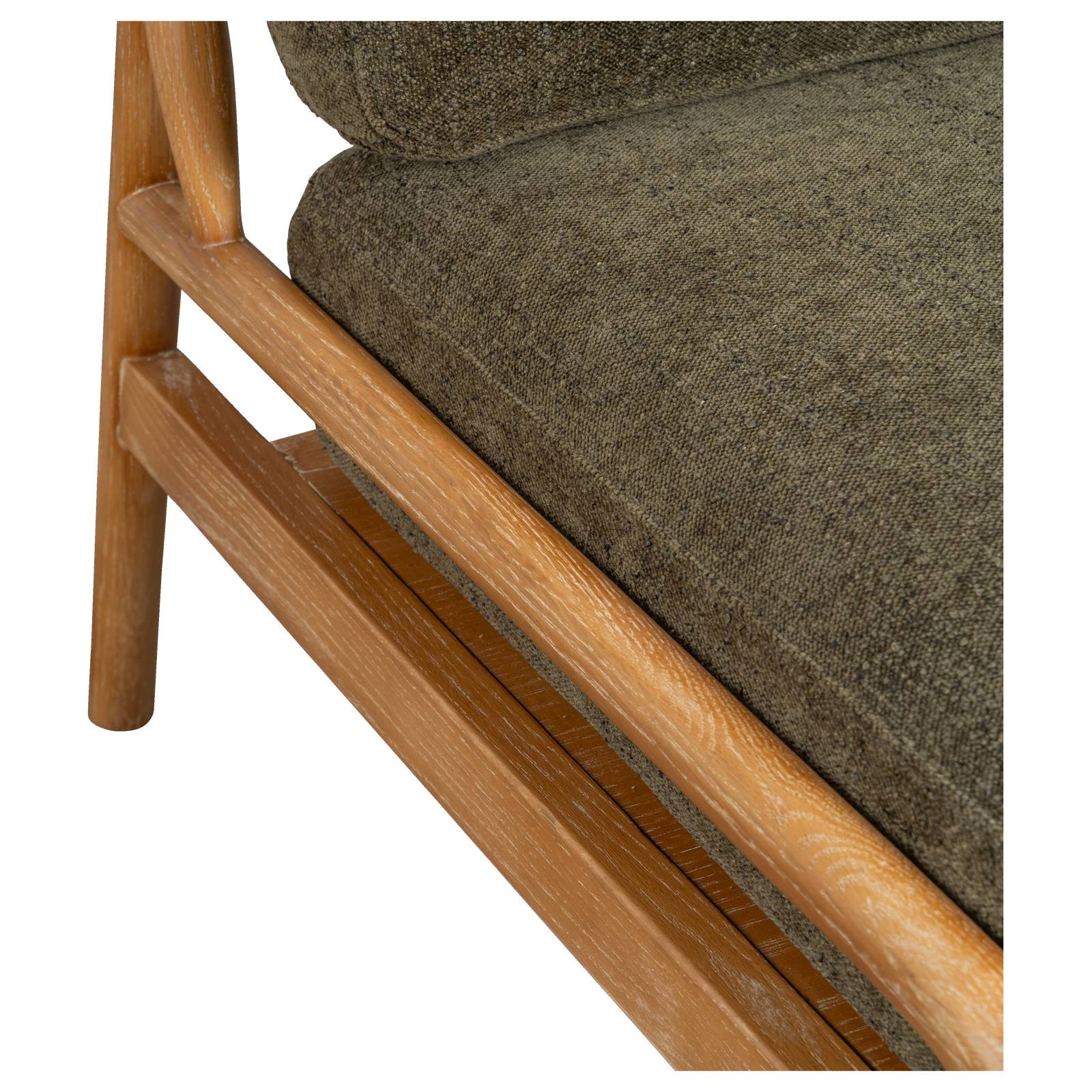 Sasha Fabric Occasional Chair, Moss Green