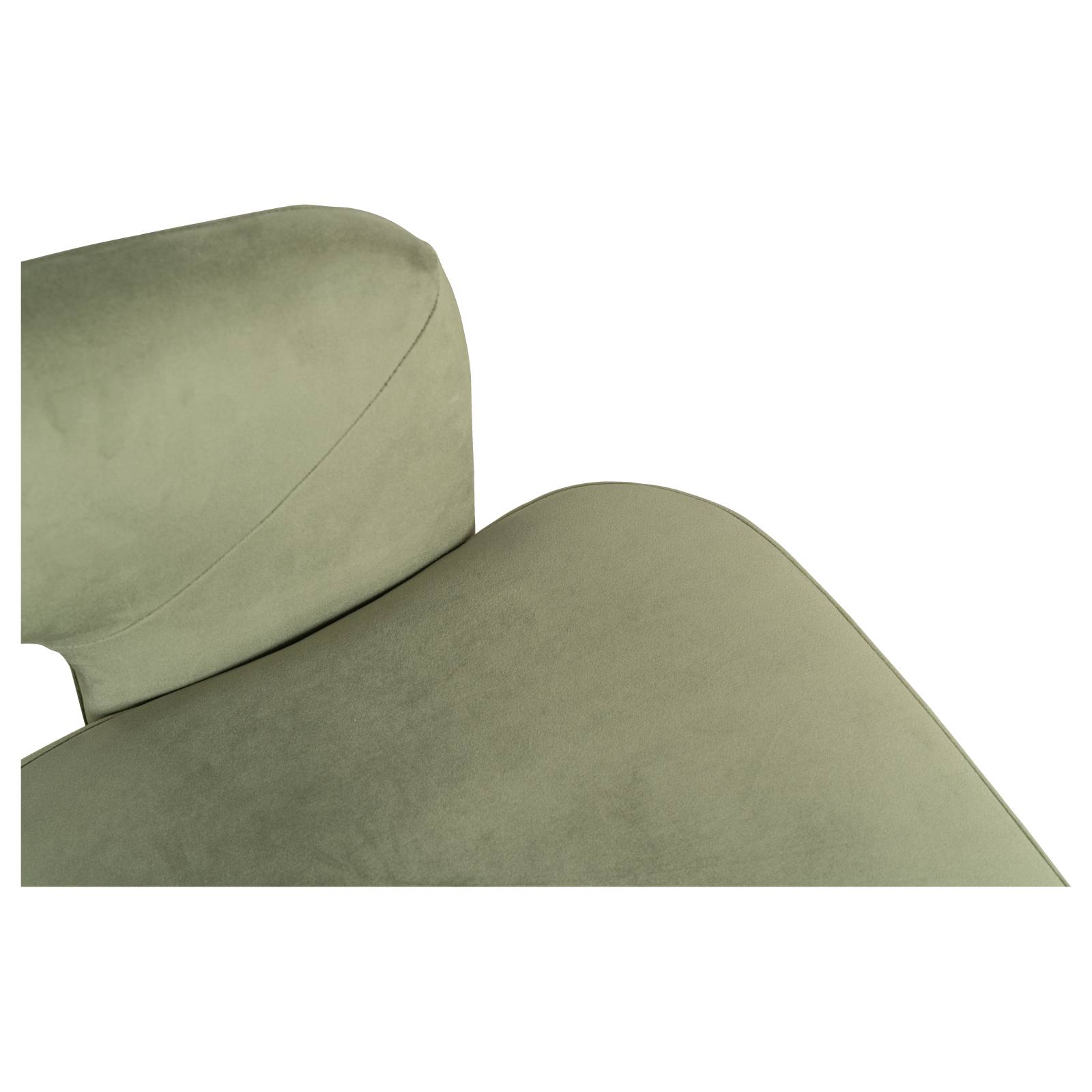 Zeta Fabric Swivel Armchair, Deep Green