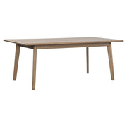 Harlow 200cm Oak Dining Table, Natural