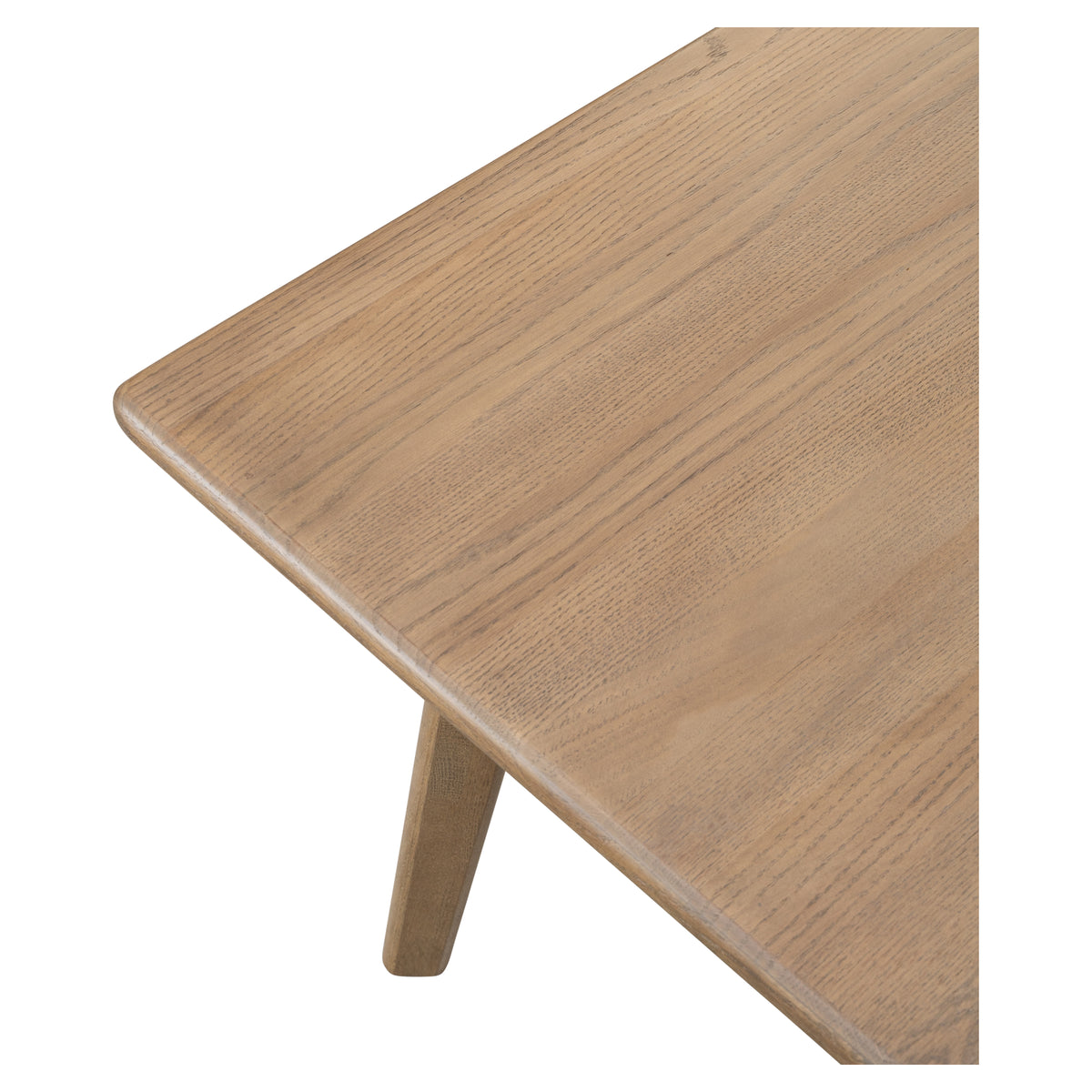 Harlow 200cm Oak Dining Table, Natural