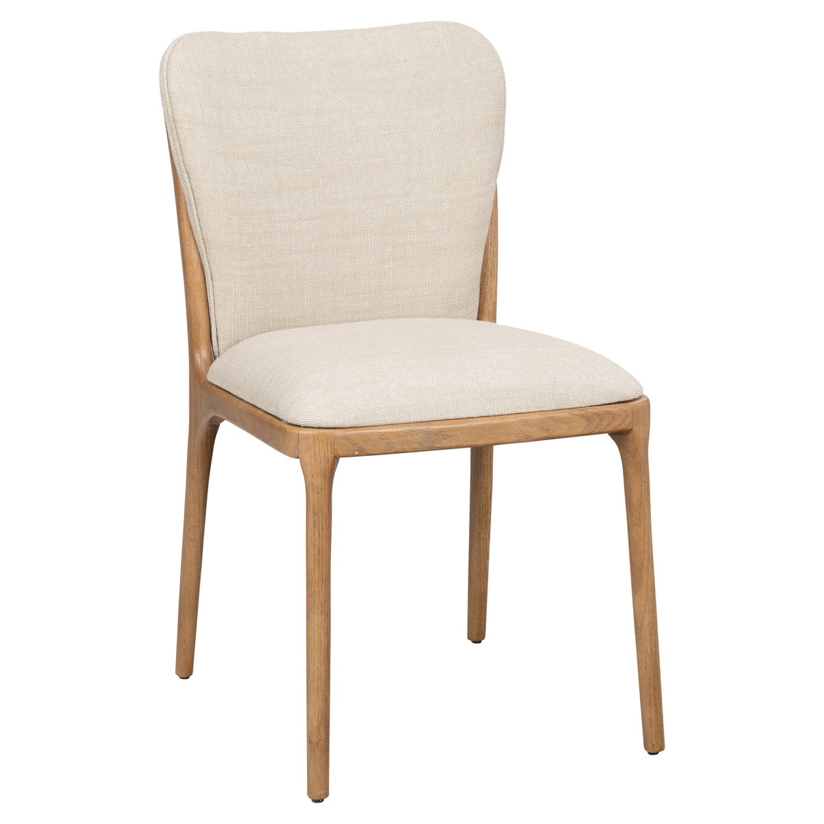 Rowena 82cm Ash Wood Dining Chair, Stone