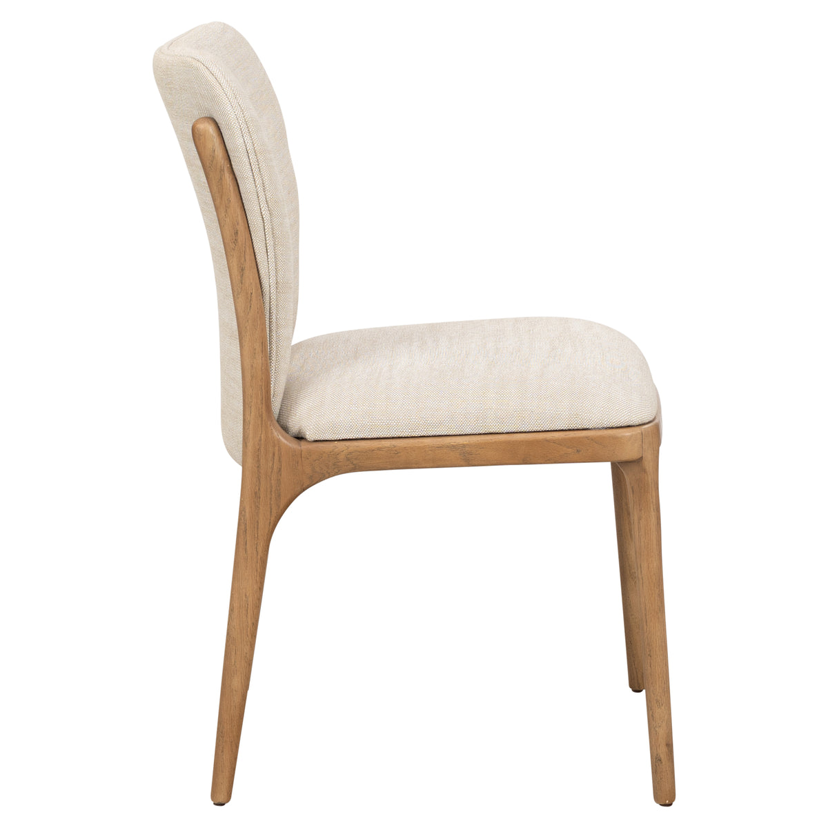 Rowena 82cm Ash Wood Dining Chair, Stone