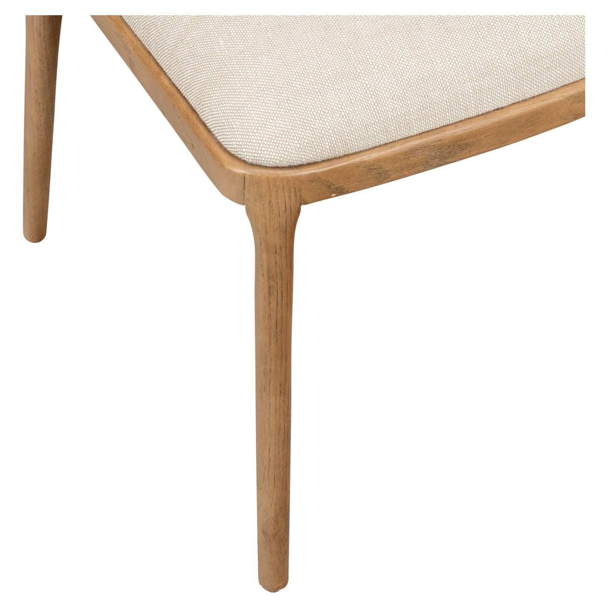 Rowena 82cm Ash Wood Dining Chair, Stone