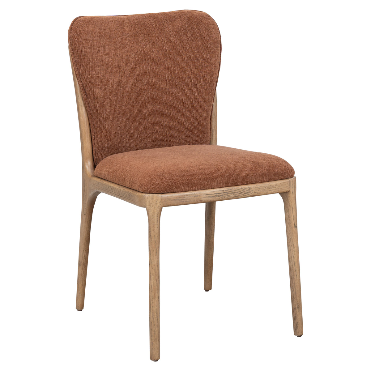 Rowena 82cm Ash Wood Dining Chair, Rust