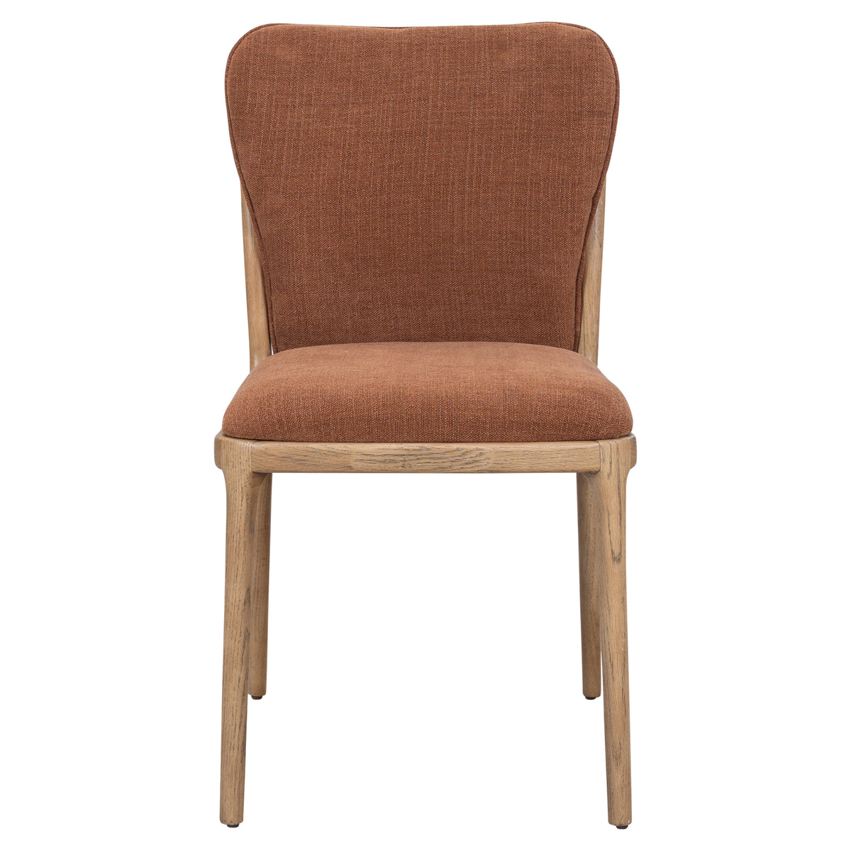 Rowena 82cm Ash Wood Dining Chair, Rust