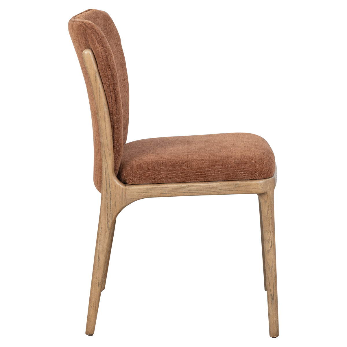 Rowena 82cm Ash Wood Dining Chair, Rust