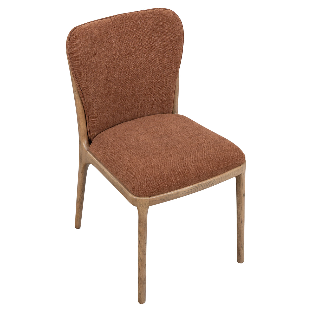 Rowena 82cm Ash Wood Dining Chair, Rust