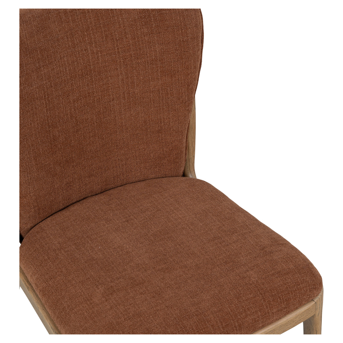 Rowena 82cm Ash Wood Dining Chair, Rust