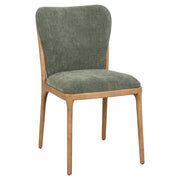 Rowena 82cm Ash Wood Dining Chair, Forest Green