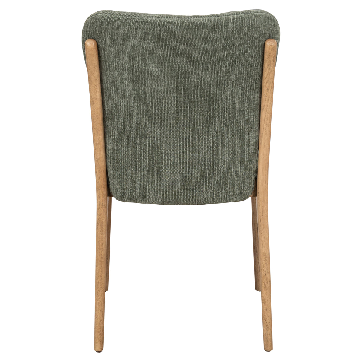Rowena 82cm Ash Wood Dining Chair, Forest Green