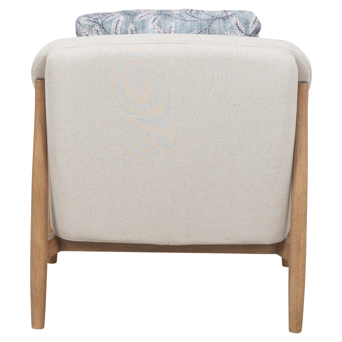 Bramwell 84cm Ash Wood Armchair, Linen