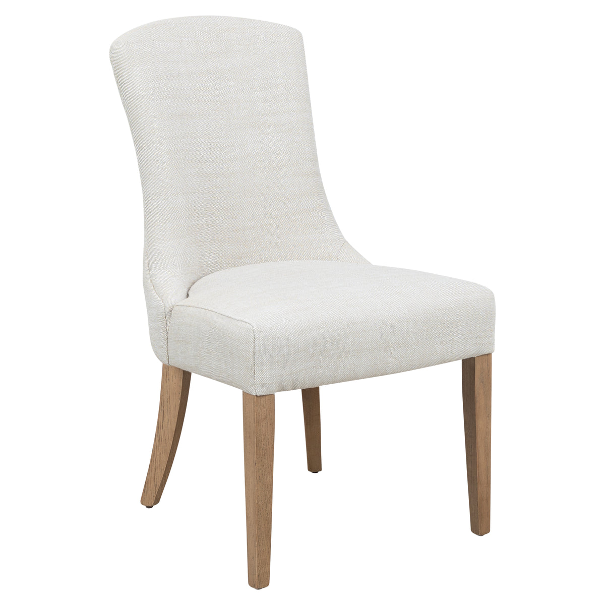 Merritt 92cm Ash Wood Dining Chair, Stone