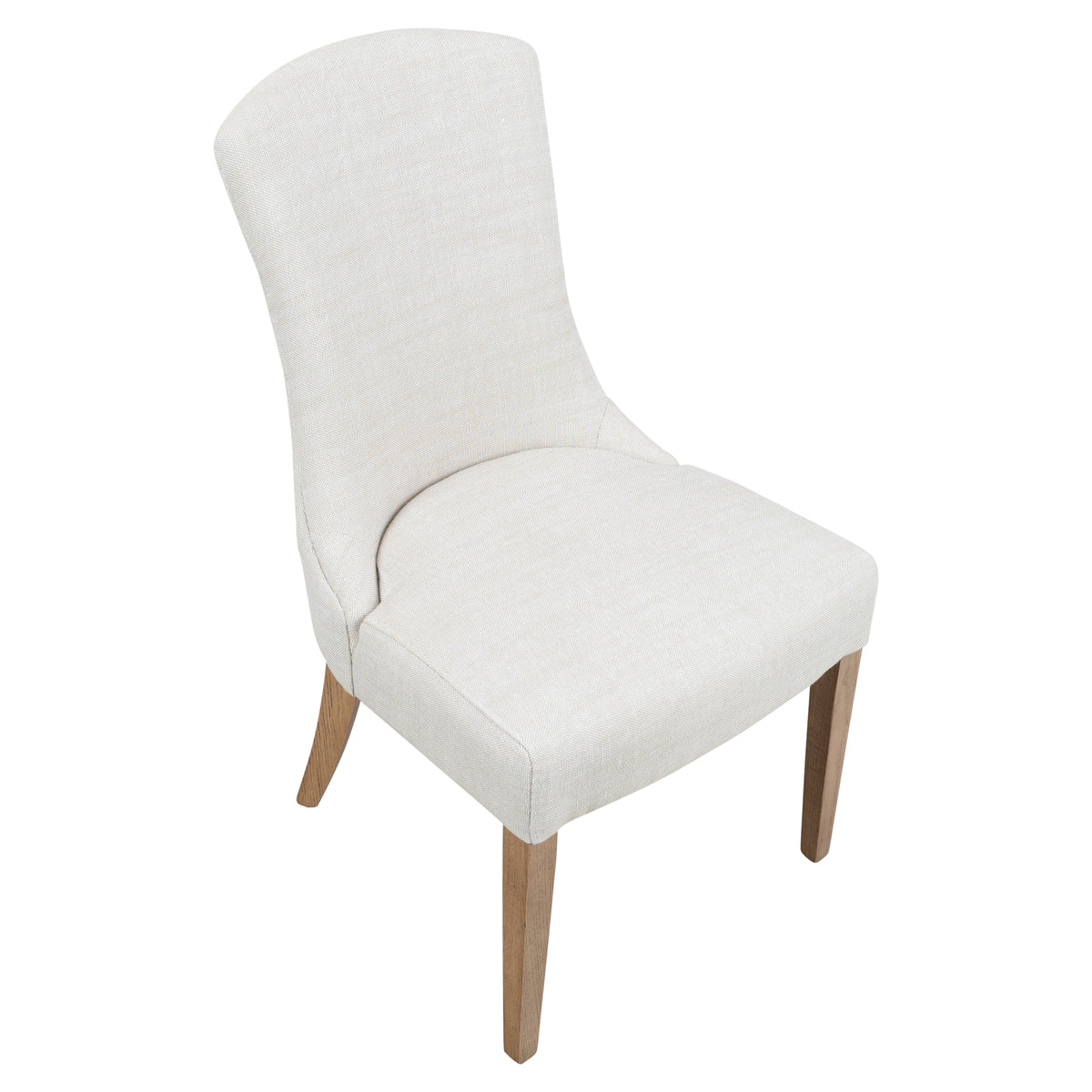 Merritt 92cm Ash Wood Dining Chair, Stone