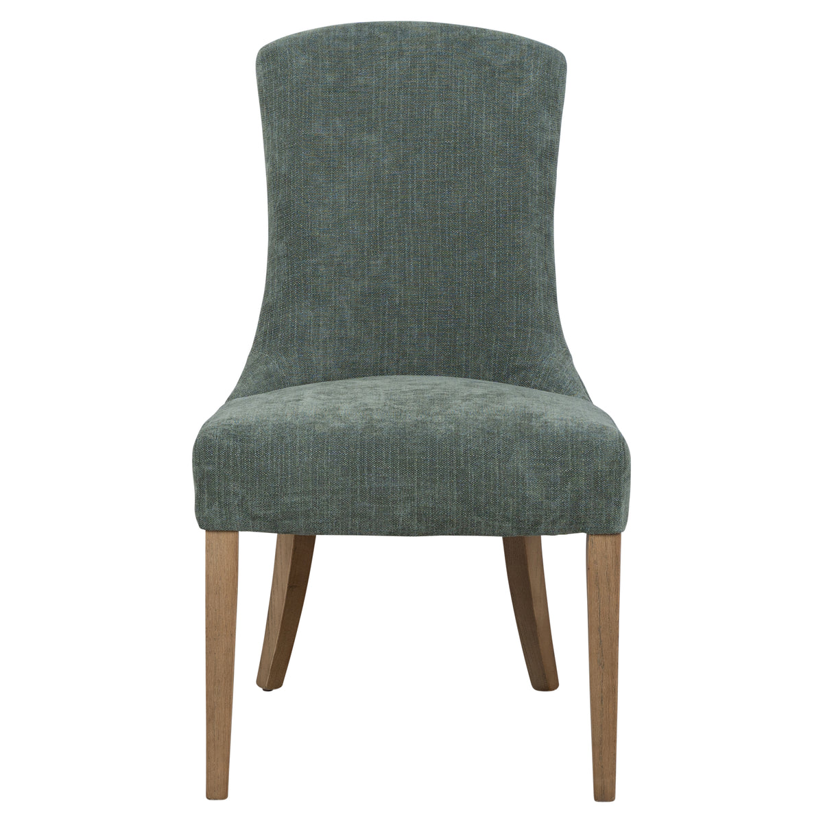 Merritt 92cm Ash Wood Dining Chair, Forest Green
