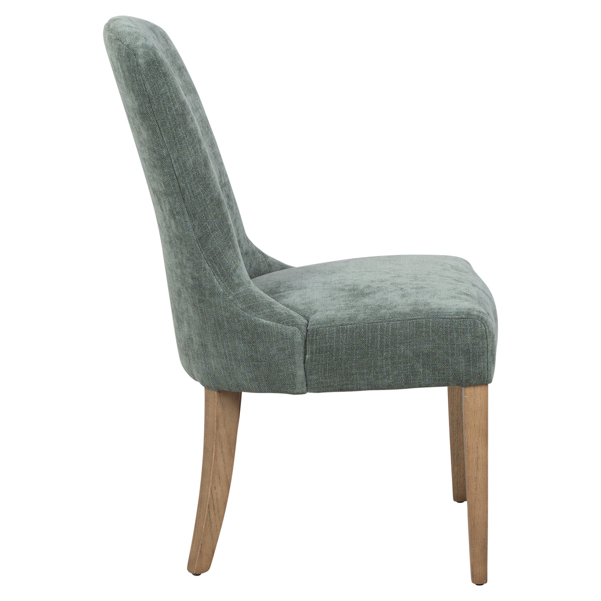 Merritt 92cm Ash Wood Dining Chair, Forest Green